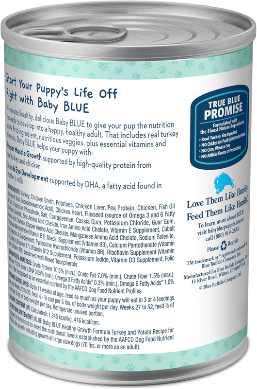 Blue Buffalo Tastefuls Wet Cat Food Paté Variety Pack Chicken Turkey & Chicken Ocean Fish & Tuna, 5.5 oz. Cans (12 Count)
