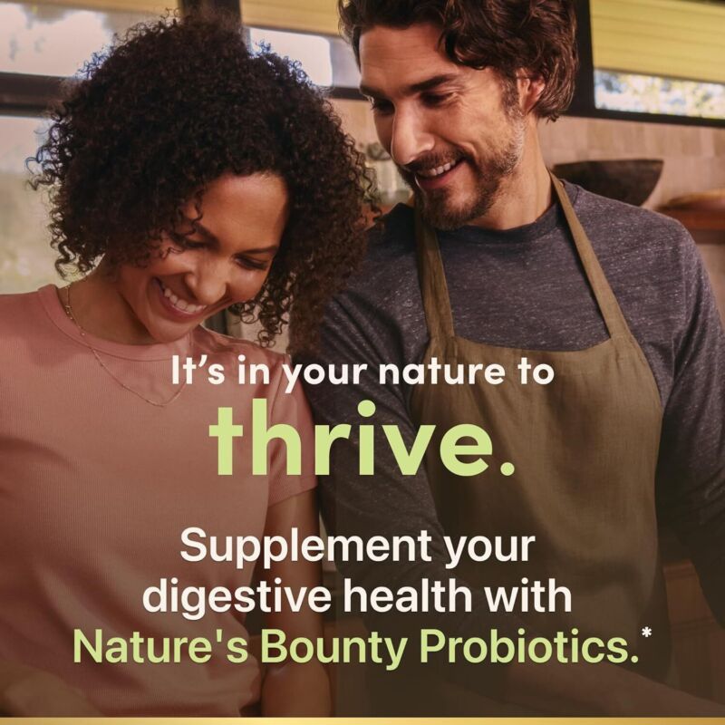 Nature's Bounty Probiotic 10 Daily Probiotic Supplement for Digestive, Immune, and Upper Respiratory Support, Ultra Strength, 30 Capsules 1 Pack : Health & Household