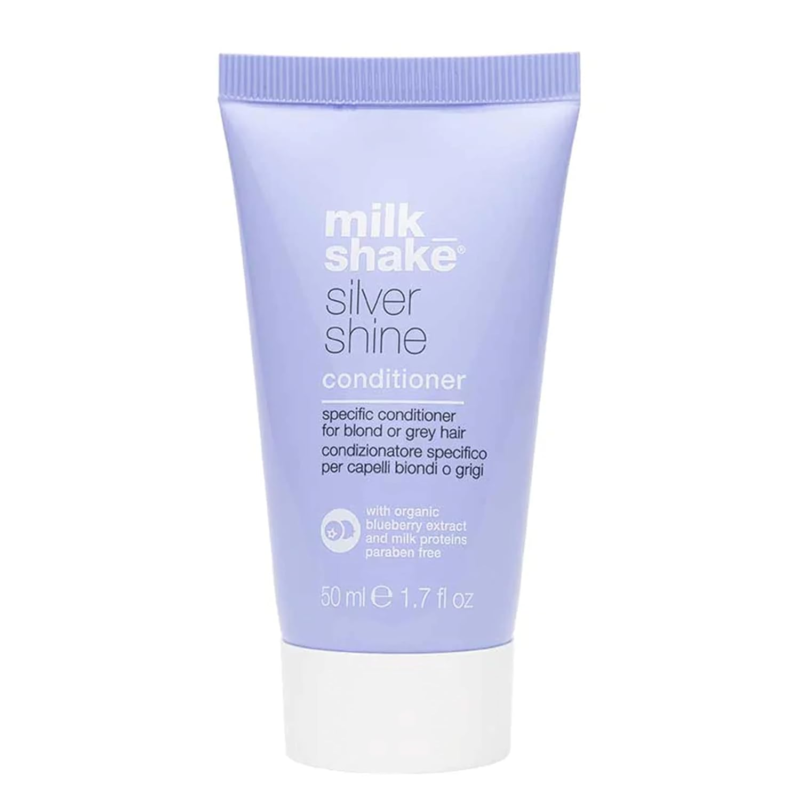 milk_shake Silver Shine Purple Conditioner Tones Blonde Brassy Hair 1.7oz