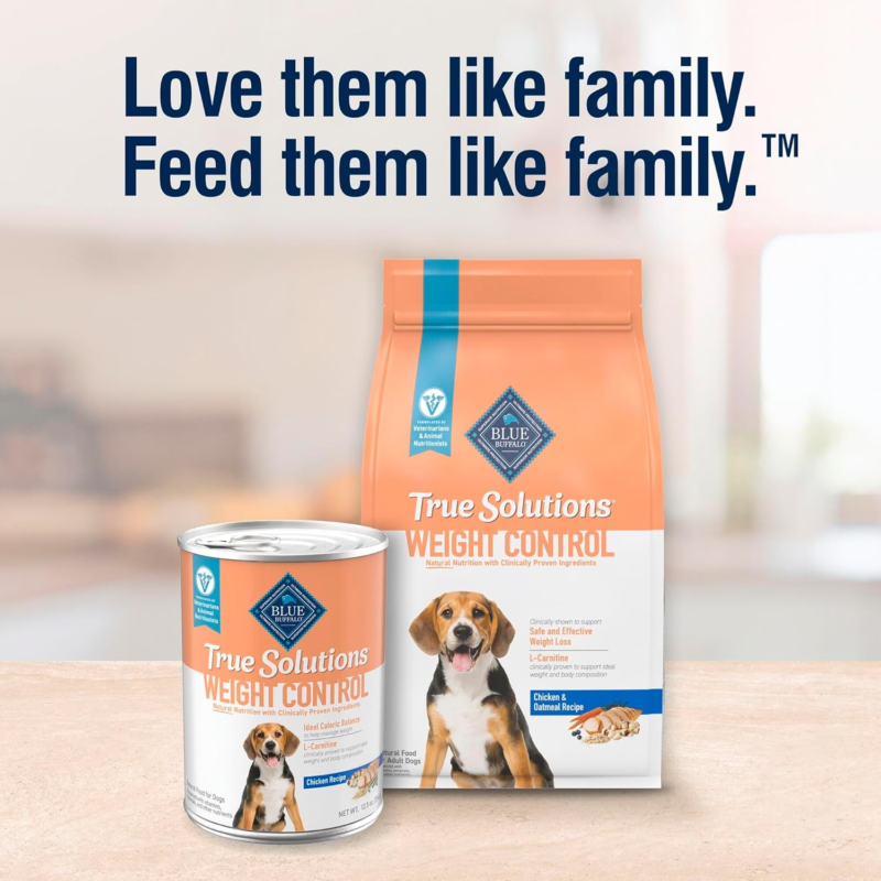 Blue Buffalo True Solutions Total Support Natural Dry Dog Food for Adult Dogs, Chicken, 24-lb. Bag
