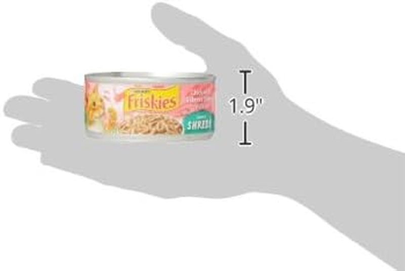 Purina Friskies Shreds Chicken and Salmon Dinner in Wet Cat Food Gravy (24)5.5oz