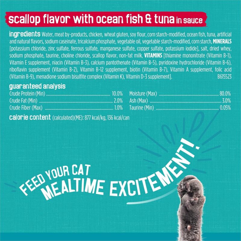 Purina Friskies Wet Cat Food Variety Pack, Tasty Treasures Prime Filets (With Ocean Fish and Tuna, With Chicken and With Turkey) - (Pack of 12) 5.5 oz. Cans : Dry Pet Food : Pet Supplies