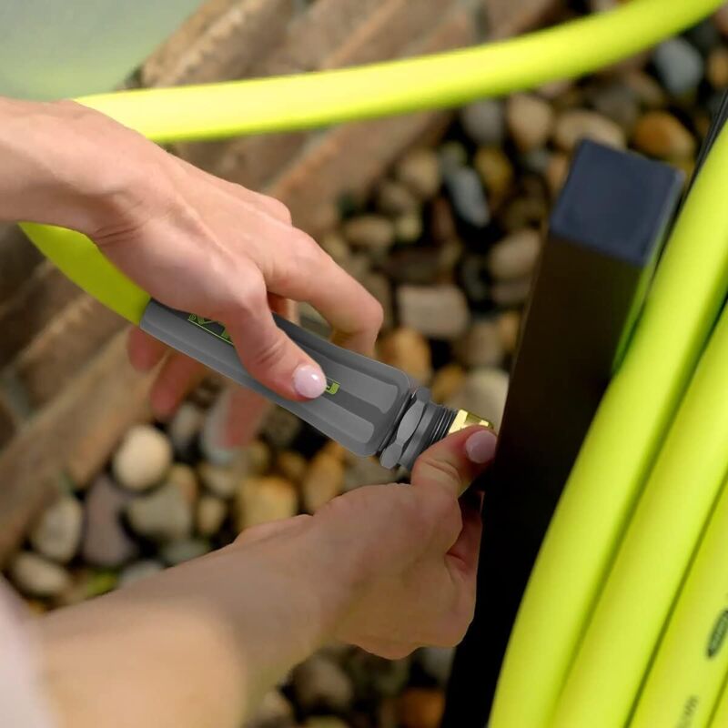 Flexzilla Garden Hose 5/8 in. x 50 ft, Heavy Duty, Lightweight, Durable, ZillaGreen - HFZG550YW-E : Air Tool Hose Reels : Patio, Lawn & Garden