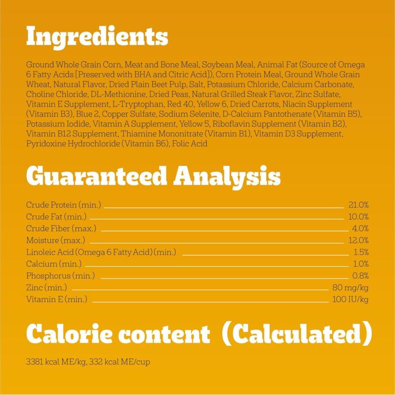 Pedigree Complete Nutrition Adult Dry Dog Food, Grilled Steak & Vegetable Flavor, 18 lb. Bag : Pet Supplies