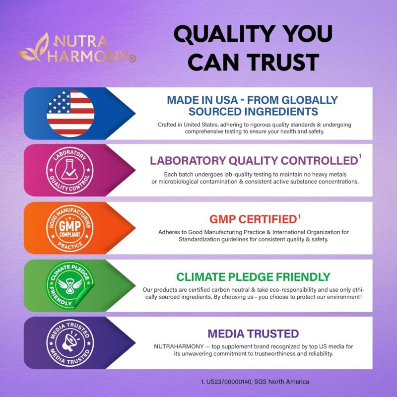 Biotin | Collagen | Keratin - Clinically Tested Supplement - Hair Growth Support, Skin & Nails - 25000 mcg Vitamins B2, B3, B6 & B7 + B1 & Hyaluronic Acid - Made in USA - Women & Men | 60 Capsules : Health & Household
