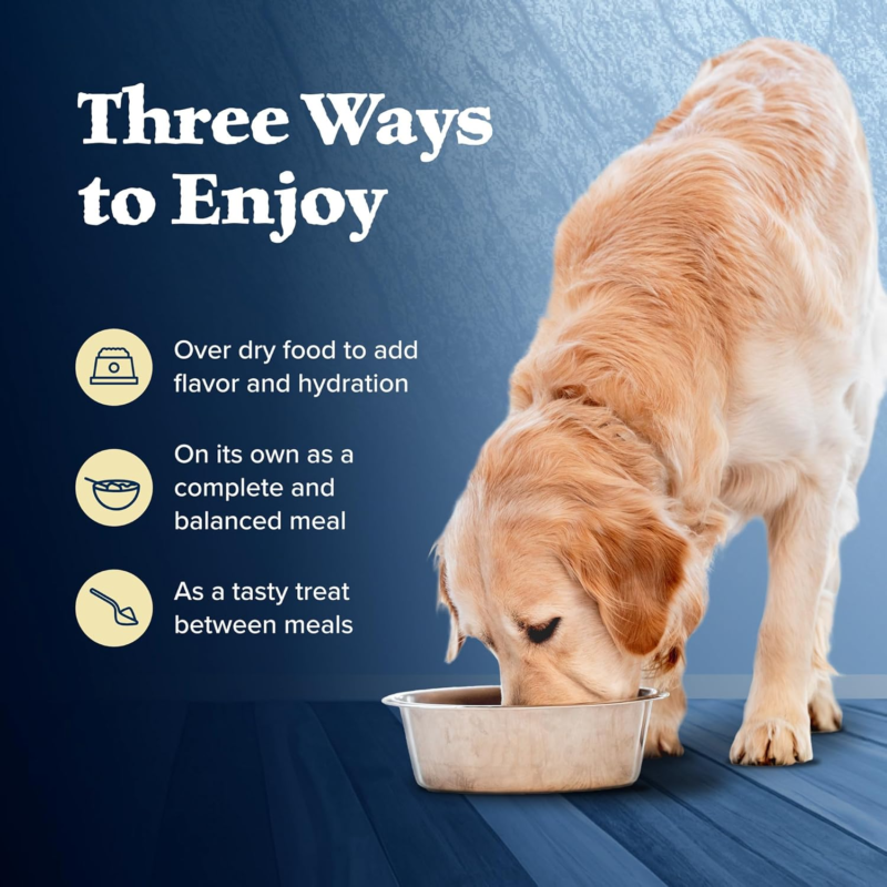 Blue Buffalo Wilderness Denali Dinner Wet Dog Food, High-Protein & Grain-Free, Made with Natural Ingredients, Wild Salmon, Venison & Halibut, 12.5-oz. Can (12 Count)