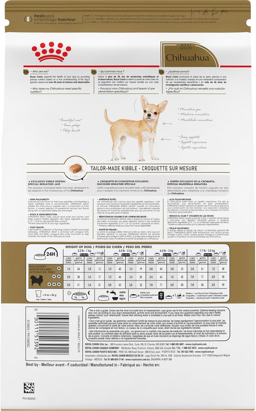 Royal Canin Chihuahua Adult Dry Dog Food, 10 lb bag : Pet Supplies