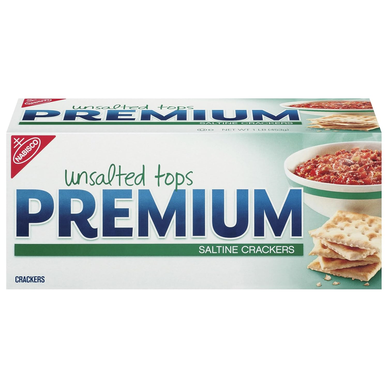 Unsalted Tops Saltine Crackers, 16 Oz