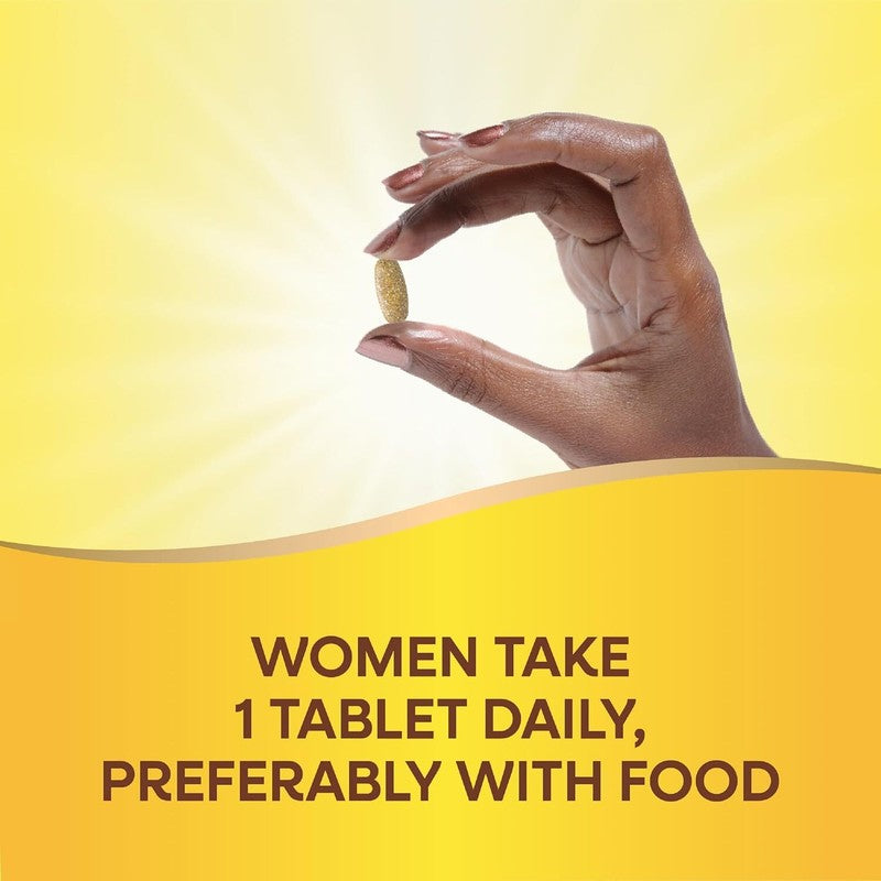 Nature’s Way Alive! Women’s 50+ Ultra Potency Complete Multivitamin, High Potency Formula, Promotes Healthy Heart, Brain, Bones*, with Methylated B12, Gluten-Free, 60 Tablets (Packaging May Vary) : Health & Household