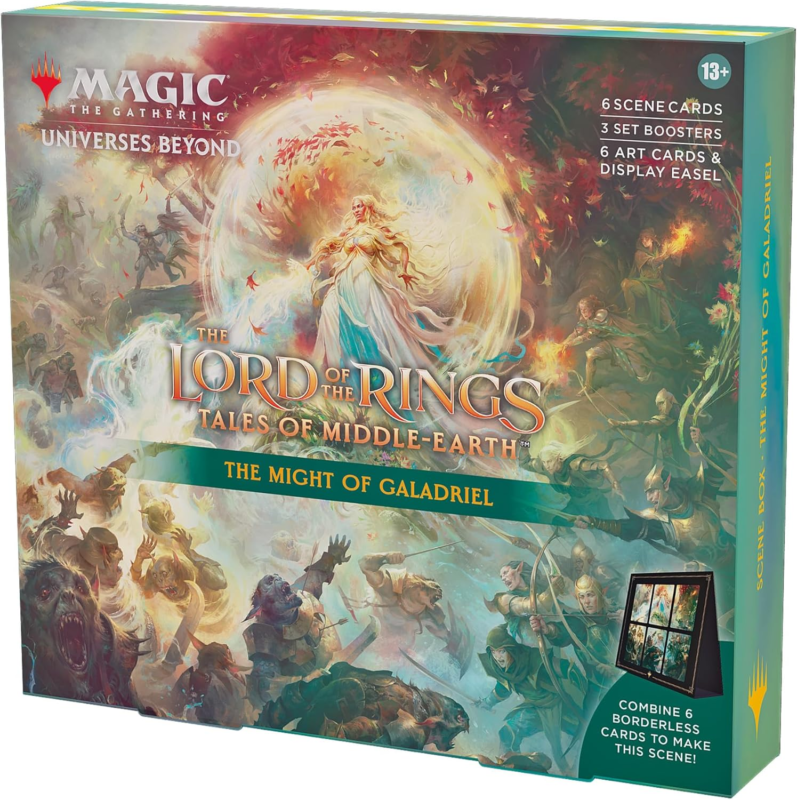 The Lord of The Rings: Tales of Middle-Earth Scene Boxes - All 4 for Magic: The Gathering : Toys & Games