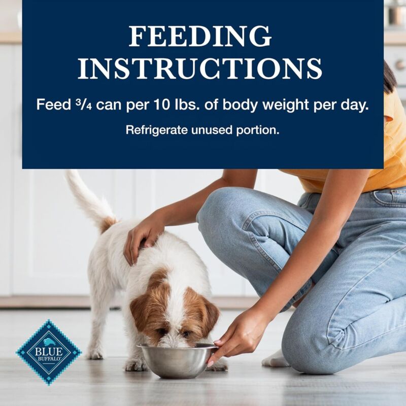 Blue Buffalo Homestyle Recipe Adult Wet Dog Food, Made with Natural Ingredients, Chicken Dinner With Garden Vegetables, 12.5-oz Can (Pack of 12): Pet Supplies: Amazon.com