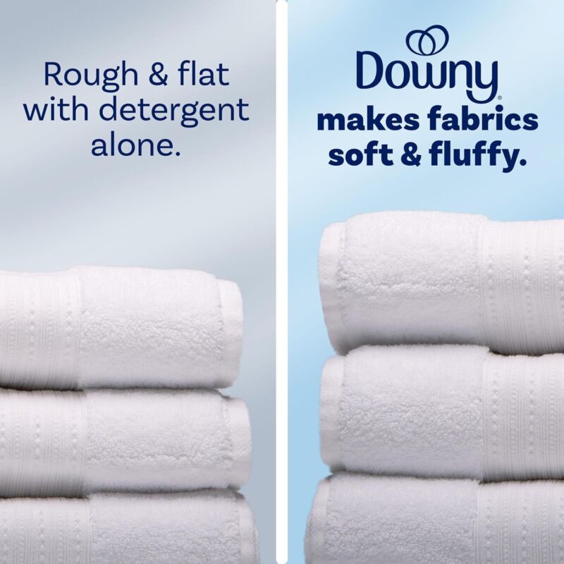 Downy Fabric Softener Liquid, April Fresh Scent, 111 fl oz, 150 Loads : Health & Household