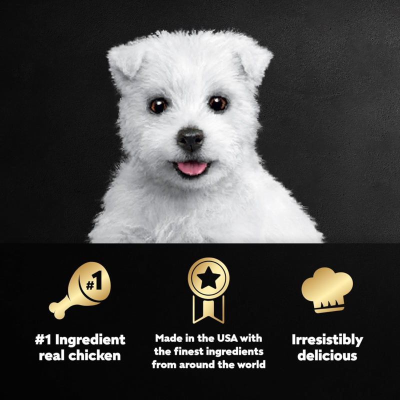 CESAR Puppy Wet Dog Food Classic Loaf in Sauce Chicken & Beef Recipe, (24) 3.5 oz. Easy Peel Trays: Canned Wet Pet Food: Pet Supplies: Amazon.com