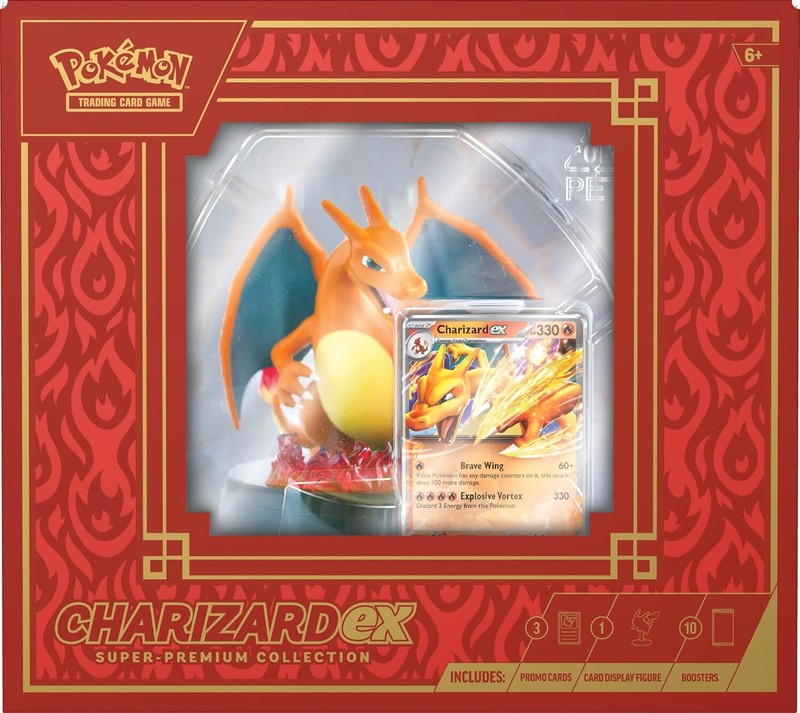 Pokemon TCG Charizard ex Super Premium Collection : Toys & Games