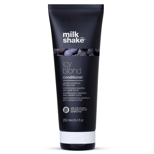 milk_shake icy blond conditioner | toning conditioner with black pigment to neutralize yellow and brass in platinum blonde hair | smooths, hydrates, and brightens cool tones | 8.4 Fl Oz : Beauty & Personal Care