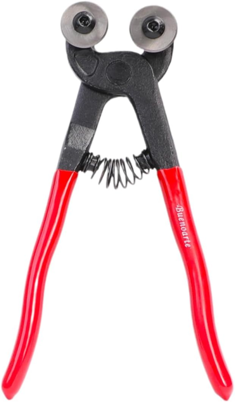 Glass Tile Nippers - Heavy Duty Wheeled Glass Mosaic Nipper & Hd Ceramic Tile Nipper, Tile Cutter Pliers Soft-grip Handle - Shapping Plier, Nipper Cutting Tools (7 Inch Wheeled Glass Mosaic Nipper) - Amazon.com