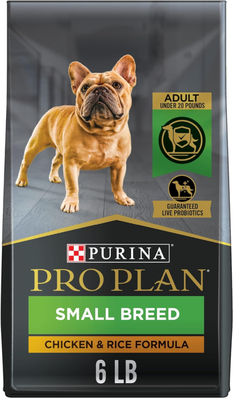 Purina Pro Plan High Protein Small Breed Dog Food, Chicken & Rice Formula - 6 lb. Bag : Dry Pet Food : Pet Supplies