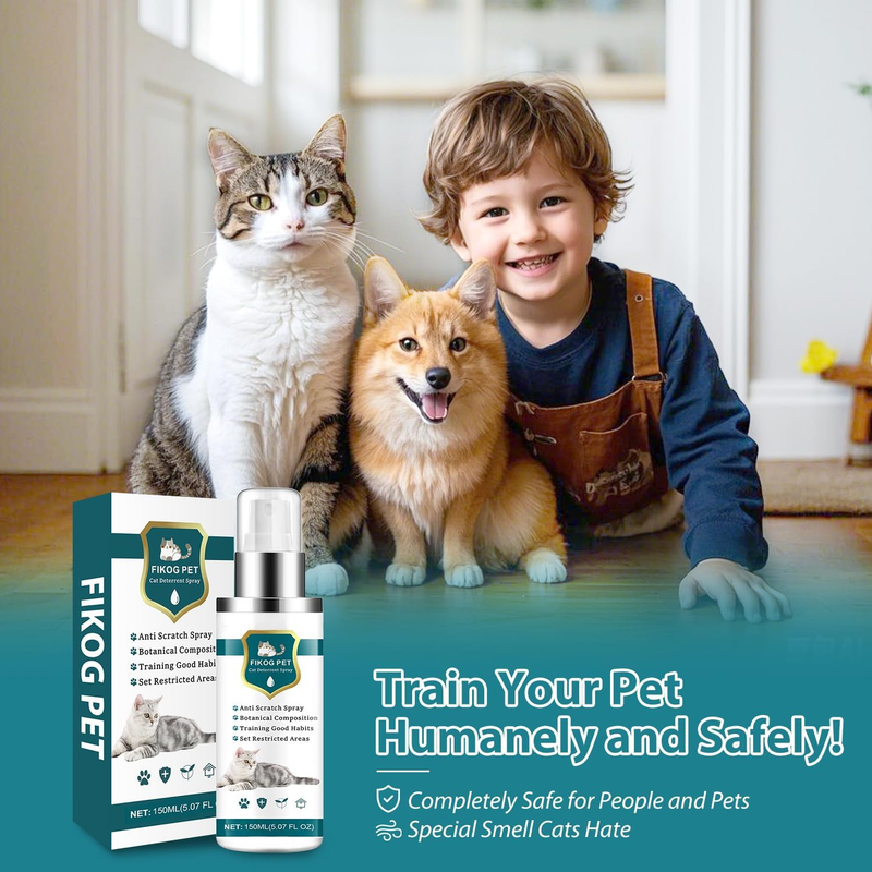Acctndok Enhanced Cat Deterrent Spray, Natural Safe Cat Repellent Indoor and Outdoor, Effective Cat Scratch Deterrent Training Aid for Furniture, Sofas, Rugs, Curtain Protection (Citrus) : Pet Supplies