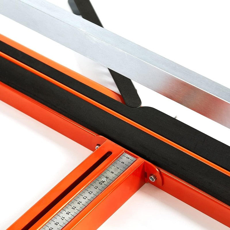 TILER 40-Inch Manual Mosaic Tile Cutter Porcelain Ceramic Laser Guide Steel Arms