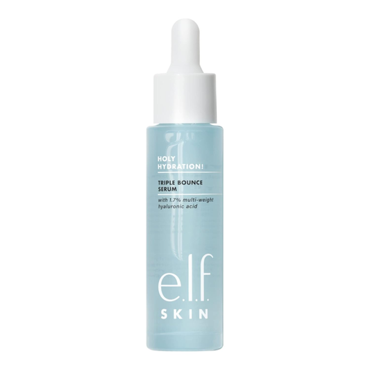 e.l.f. SKIN Holy Hydration! Triple Bounce Serum, 1.7% Hyaluronic Acid Serum For Plump, Bouncy Skin, Great For Hydrating Dry Skin : Beauty & Personal Care