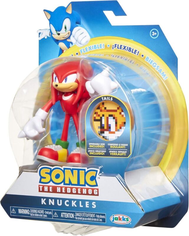 Sonic The Hedgehog 4" Knuckles Action Figure : Everything Else