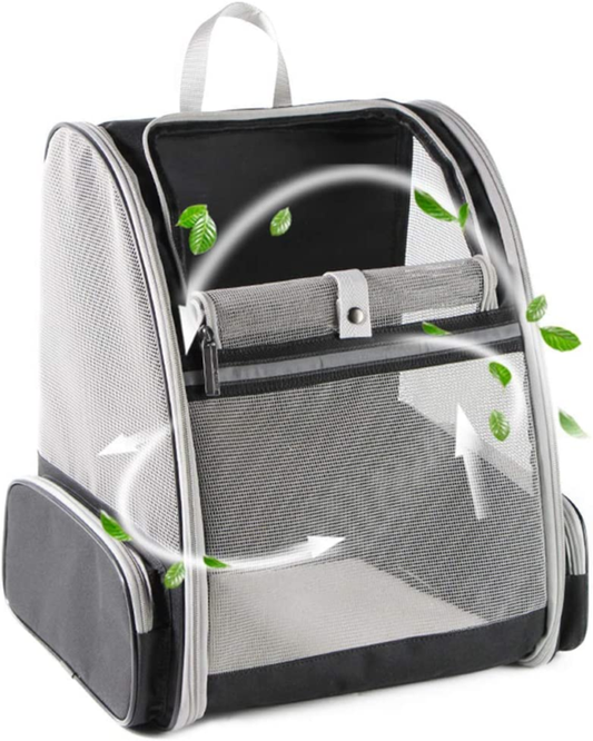 Texsens Innovative Traveler Bubble Backpack Pet Carriers for Cats and Dogs (Black) : Pet Supplies