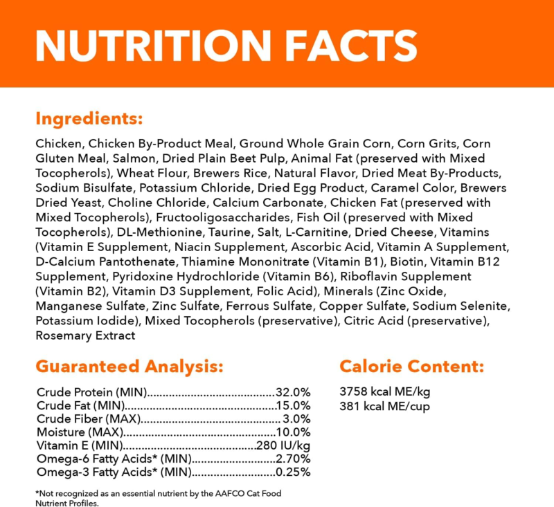 Iams Healthy Enjoyment Dry Cat Food Chicken & Salmon Recipe, 3 lb. Bag