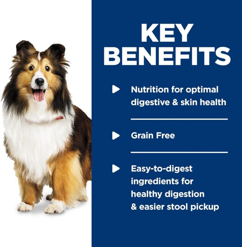 Hill's Science Diet Sensitive Stomach & Skin, Adult 1-6, Stomach & Skin Sensitivity Support, Wet Dog Food, Salmon & Vegetables Loaf, 12.8 oz Can, Case of 12: Pet Supplies: Amazon.com