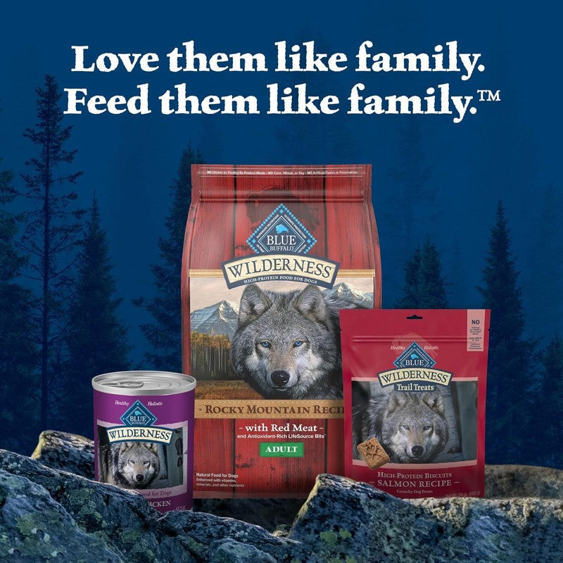 Blue Buffalo Wilderness Adult Wet Dog Food, High-Protein & Grain-Free, Made with Natural Ingredients, Beef & Chicken Grill, 12.5-oz. Cans, 12 Count: Pet Supplies: Amazon.com