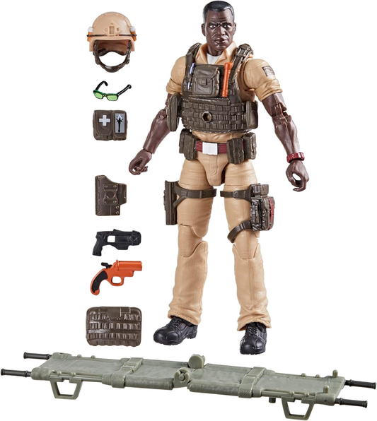 G.I. Joe Classified Series #122, Carl Doc Greer, Collectible 6-Inch Action Figure with 7 Accessories : Toys & Games