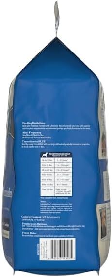 Blue Buffalo Life Protection Formula Adult Dry Dog Food, Helps Build and Maintain Strong Muscles, Made with Natural Ingredients, Chicken & Brown Rice Recipe, 5-lb. Bag : Pet Supplies