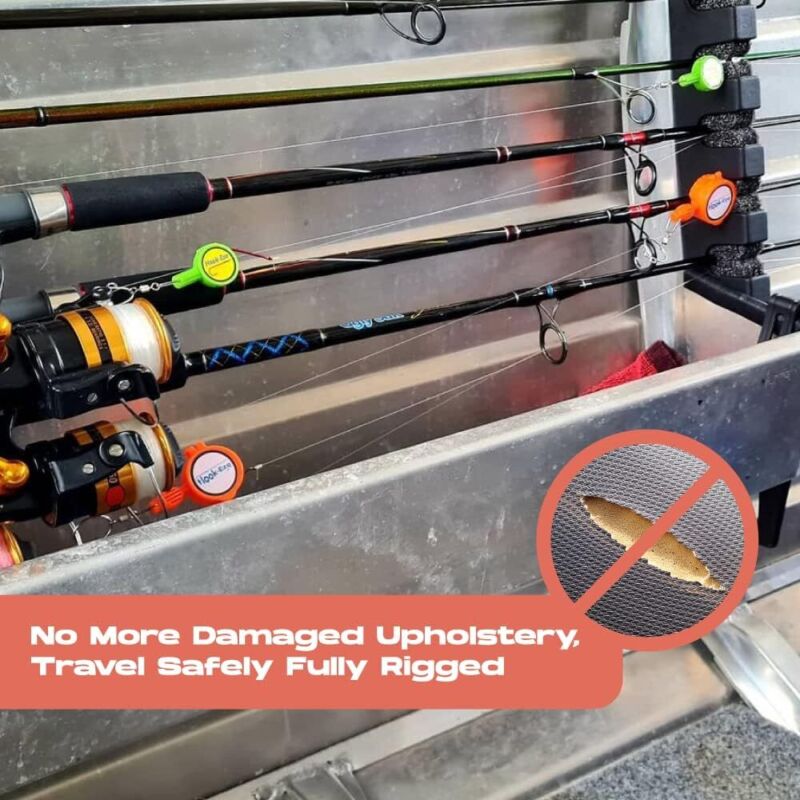 HOOK-EZE 2023 Updated Design Fishing Gear Knot Tying Tool | Pack of 2 | Protect from Fish Hooks | Tie Fishing Knots Easily | Cool Gadgets | Ice & Fly Fishing Gifts for Beginner Anglers - Purple : Sports & Outdoors