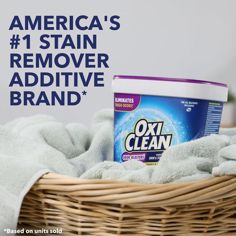 OxiClean Odor Blasters Versatile Odor and Stain Remover Powder, 5 lb : Health & Household