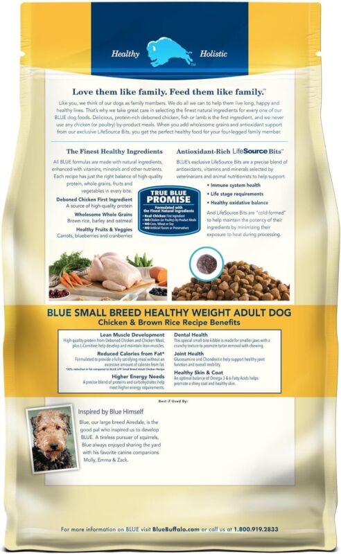 Blue Buffalo Life Protection Formula Small Breed Dry Dog Food,15lb