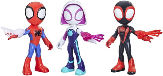 Spidey and his Amazing Friends Supersized Hero Multipack, 3 Large Action Figures, Marvel Preschool Super Hero Toy, Ages 3 and Up, 9 Inches (Amazon Exclusive) : Toys & Games