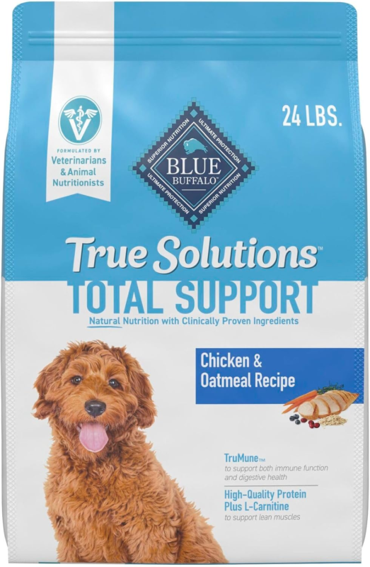 True Solutions Total Support Natural Dry Dog Food for Adult Dogs, Chicken, 24-Lb