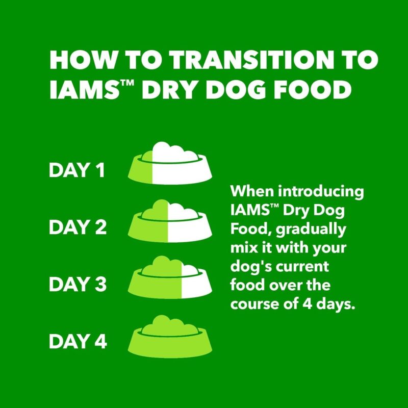 IAMS Smart Puppy Large Breed Dog Food Dry with Real Chicken, 30.6 lb. Bag : Pet Supplies
