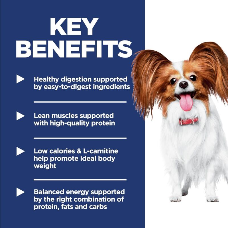 Hill's Science Diet Light , Adult 1-6, Small & Mini Breeds Weight Management Support, Dry Dog Food, Chicken & Barley, 4.5 lb Bag : Pet Supplies