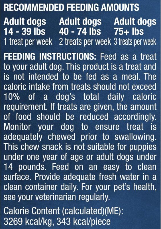 Purina Busy Bone Made in USA Facilities, Long Lasting Small/Medium Breed Adult Dog Chews, Peanut Butter Flavor - 6 Count (Pack of 1), 21 oz : Pet Supplies