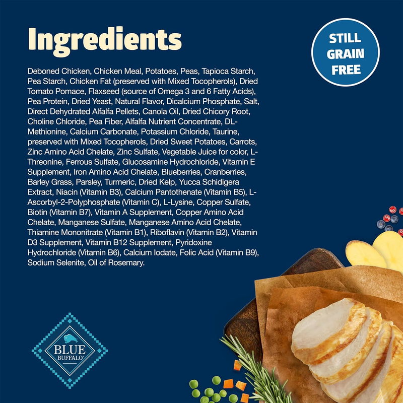 Blue Buffalo Wilderness Trail Treats Crunchy Dog Biscuits Grain-Free and High-Protein Dog Treats, Turkey Recipe 36-oz Box