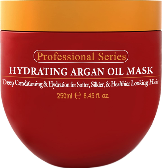 Arvazallia Hydrating Argan Oil Hair Mask and Deep Conditioner for Dry or Damaged Hair (8.45 oz Jar) : Beauty & Personal Care