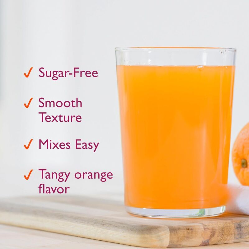 Metamucil 4 in 1 Daily Fiber Supplement Powder, Fiber Powder for Digestive Health and Regularity*, Sugar-Free, Orange, Naturally Sourced Psyllium Fiber, 180 teaspoons : Health & Household
