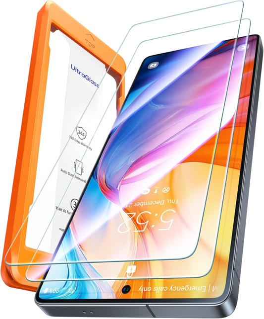 UltraGlass Unbreak 9H+ Glass for Samsung Galaxy S25 Ultra Screen Protector [Military Grade Shatterproof & Longest Durable] Galaxy Screen Protector S25 Ultra Tempered Glass Full Coverage, 2 Pack : Cell Phones & Accessories