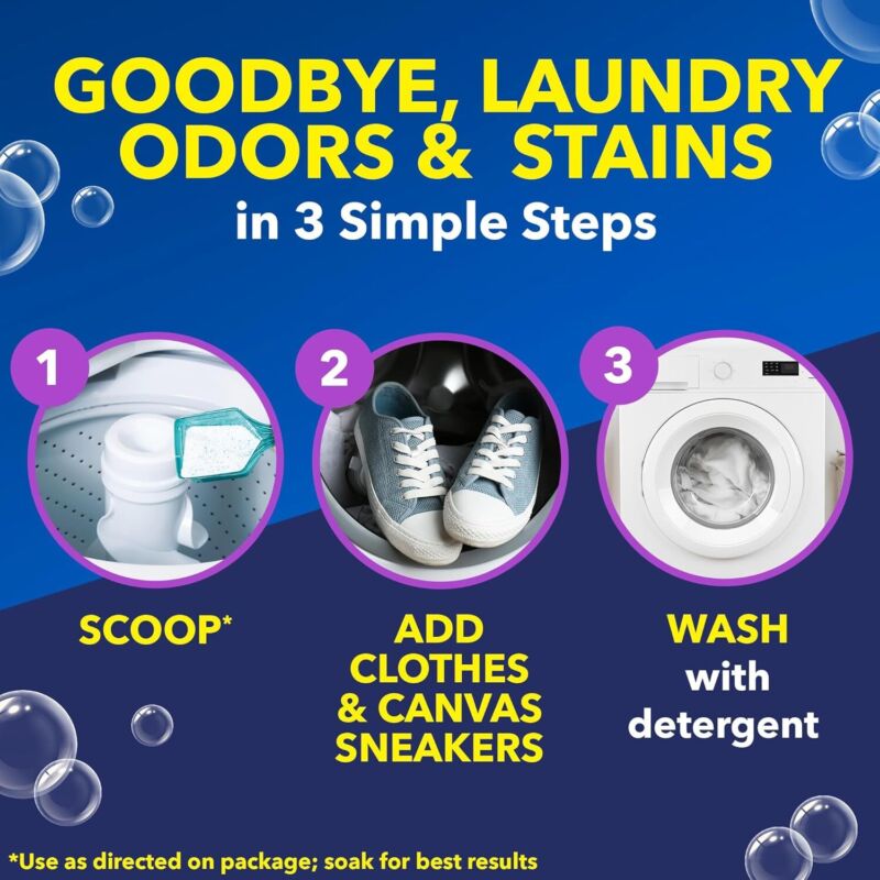 OxiClean Odor Blasters Versatile Odor and Stain Remover Powder, 5 lb : Health & Household