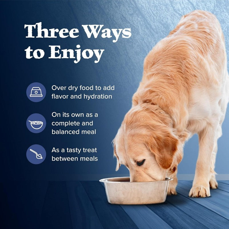Blue Buffalo Wilderness Natural High Protein Wet Food for Senior Dogs, Turkey & Chicken, 12.5-oz Cans, 12-Count