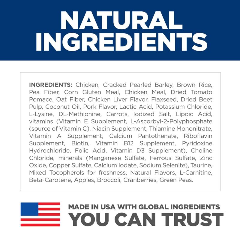 Hill's Science Diet Perfect Weight, Adult 1-6, Weight Management Support, Dry Dog Food, Chicken Recipe, 4 lb Bag