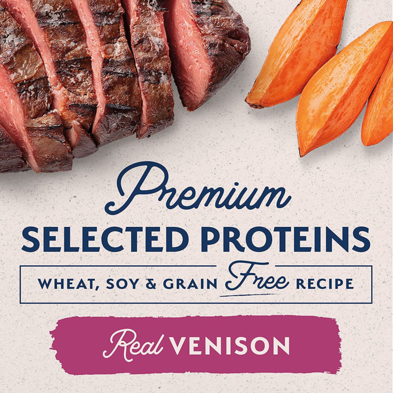 Natural Balance Limited Ingredient Adult Grain-Free Dry Dog Food, Reserve Sweet Potato & Venison Recipe, 4 Pound (Pack of 1) : Pet Supplies