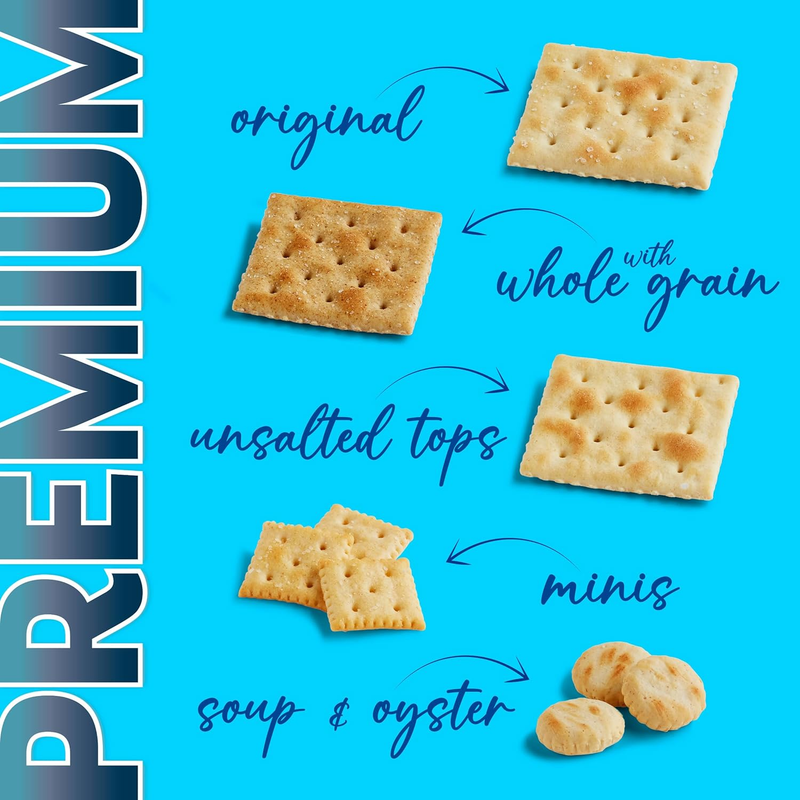 Unsalted Tops Saltine Crackers, 16 Oz