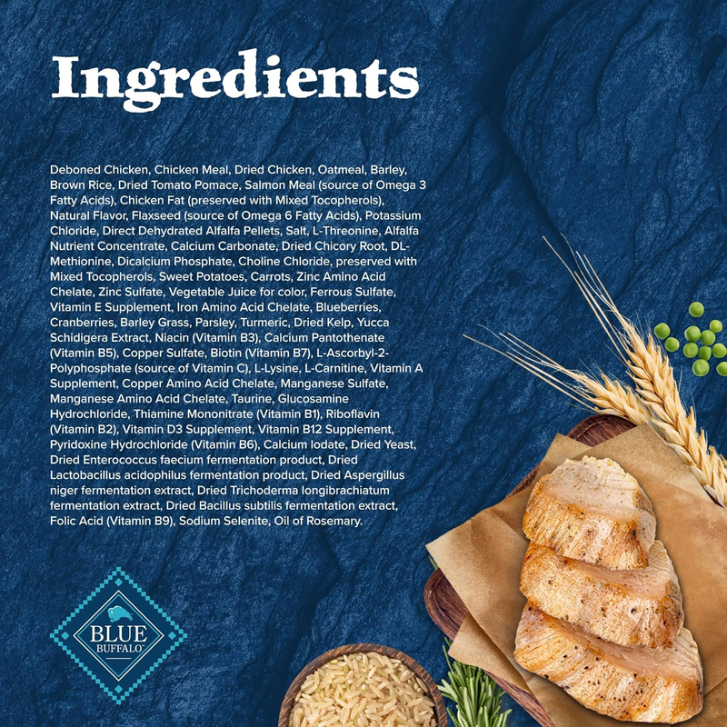 Blue Buffalo Wilderness Adult High-Protein Dry Dog Food Wholesome Grains Natural Ingredients : Pet Supplies