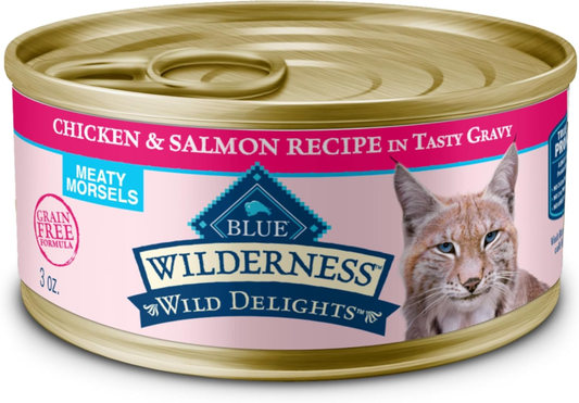 Blue Buffalo Delights Small Breed Natural Wet Dog Food, Rotisserie Chicken Flavor in Gravy, 3.5-oz Cups, 12 Count